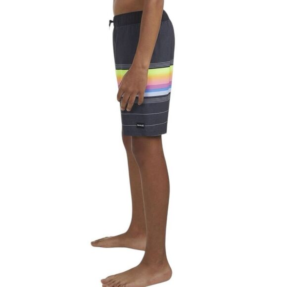 Hurley Boys Swim Short Color Black Size 7/8 - Picture 3 of 11